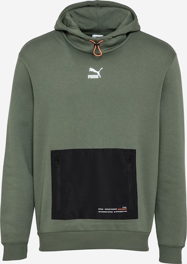 Bluză de molton 'INTERSTELLAR' PUMA pe kaki / negru / alb, Vizualizare produs