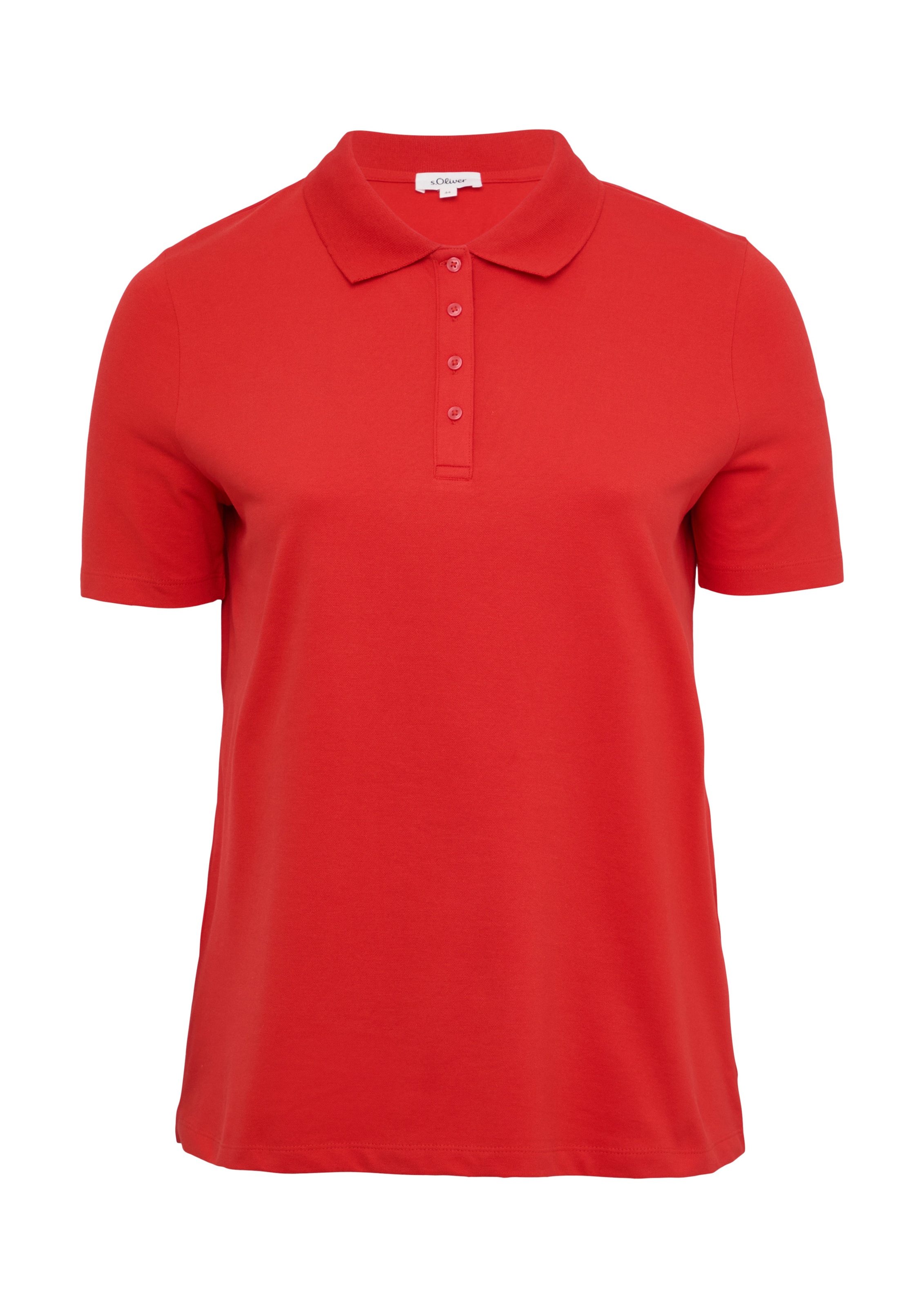 s.Oliver Red Label Plus Poloshirt in Rot: Vorderseite
