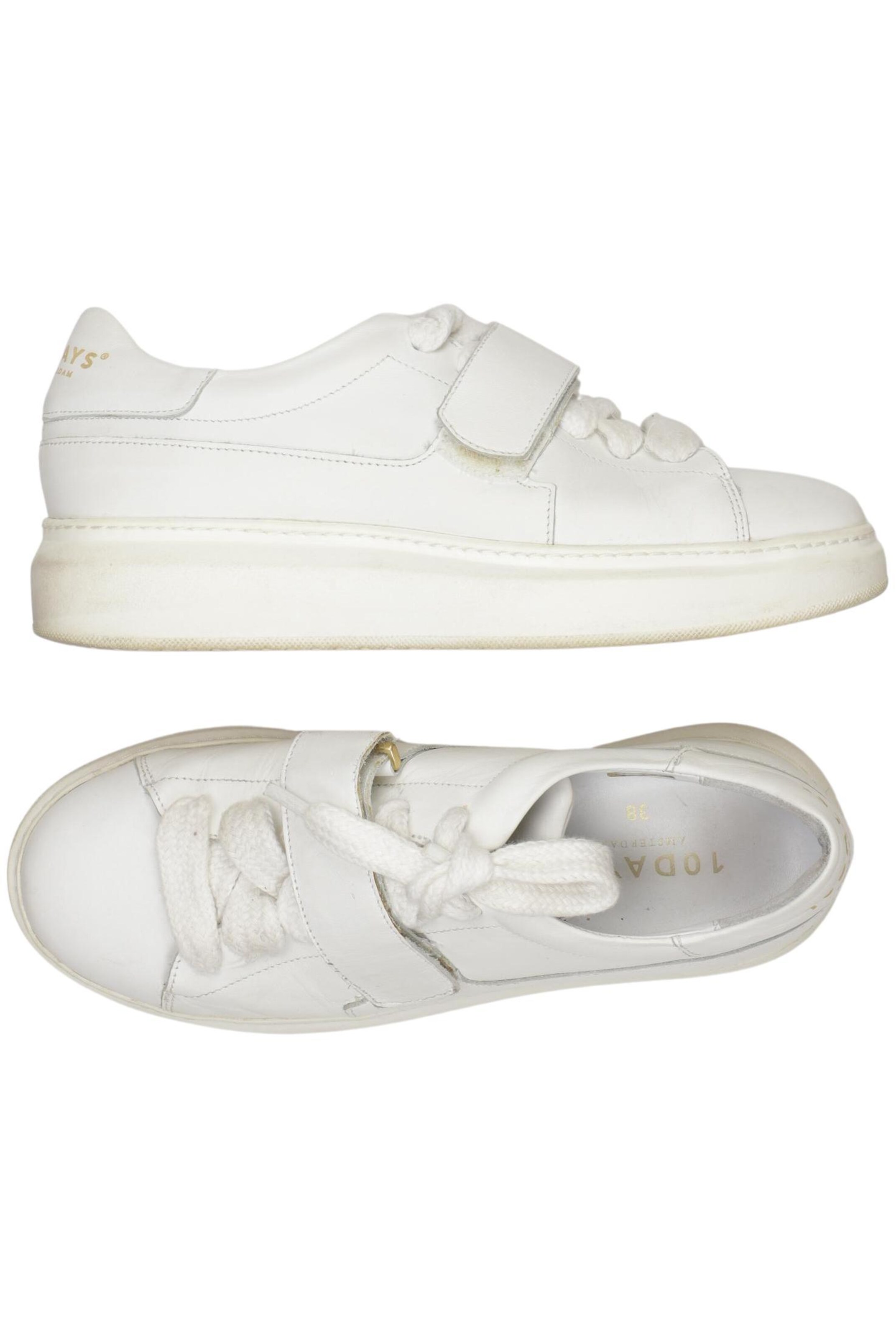 10Days Sneaker 38 in Weiß: Vorderseite