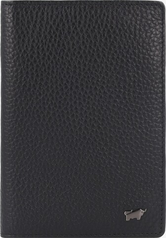 Braun Büffel Wallet 'Theo' in Black: front