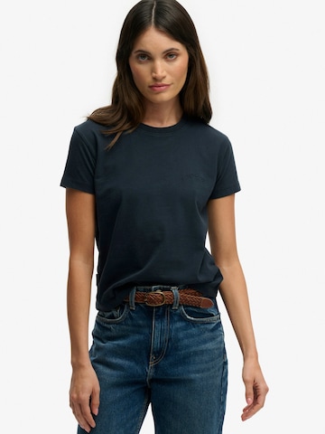 Superdry & Co Футболка 'ESSENTIAL' в Синий: спереди