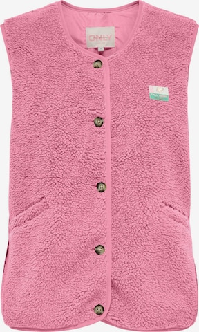 Gilet di ONLY GIRLS in rosa: frontale
