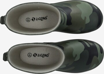 ZigZag Rubber Boots 'Gemus' in Green