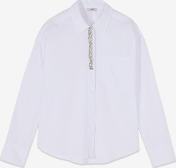 Maglietta di oltre in bianco: frontale