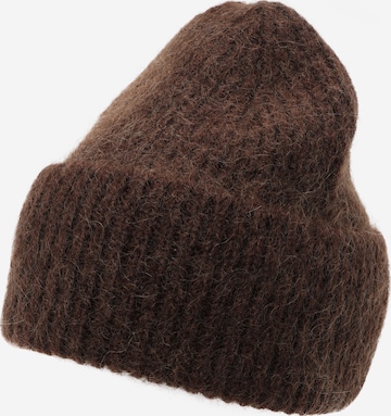 & Other Stories Beanie in Brown: front