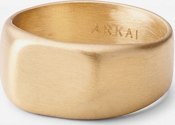 Arkai Ring 'Organic' in Gold: front