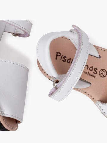 Sandales Pisamonas en blanc