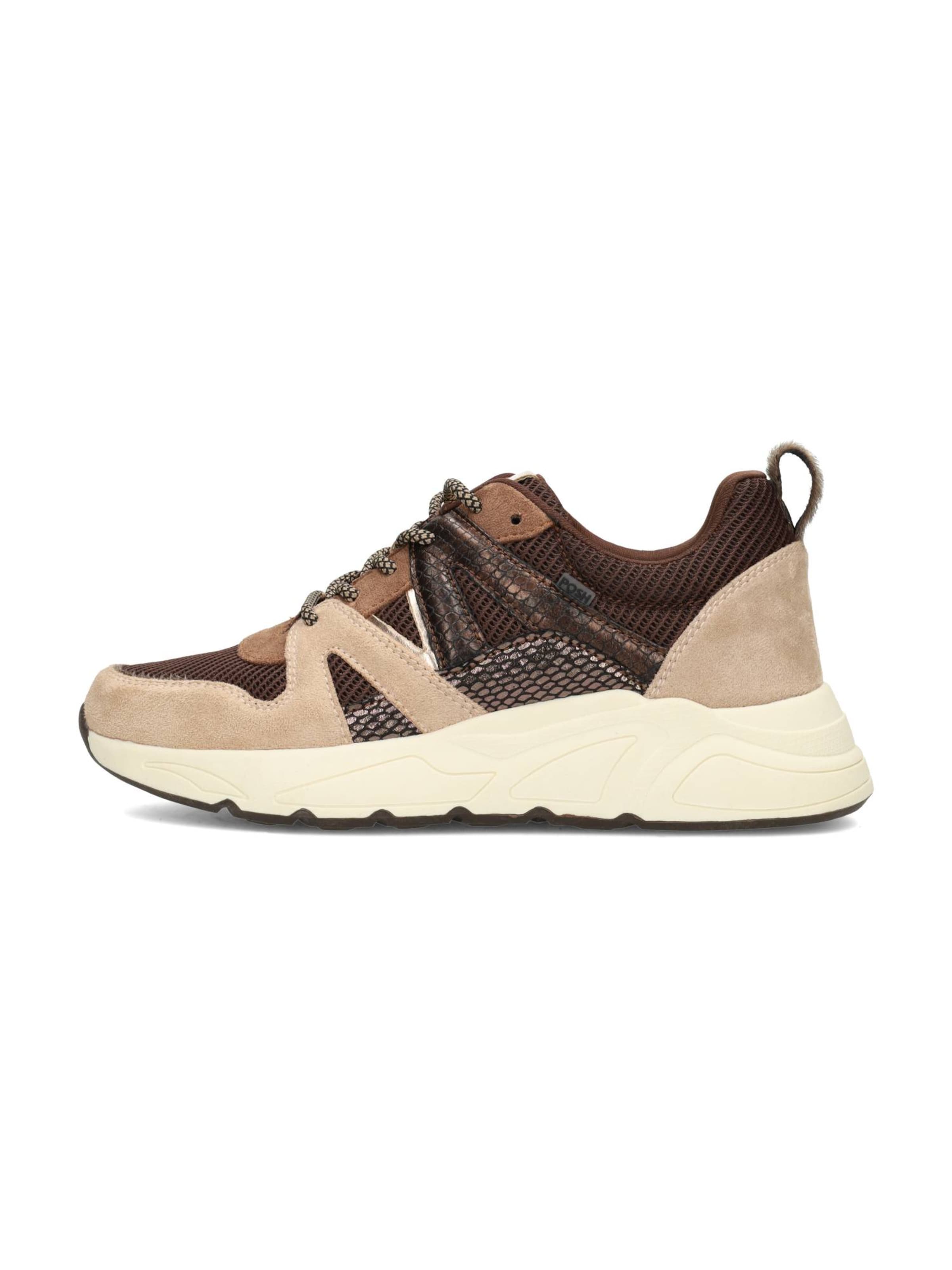 POSH by Poelman Sneakers laag 'CAROCEL' in Bruin: voorkant