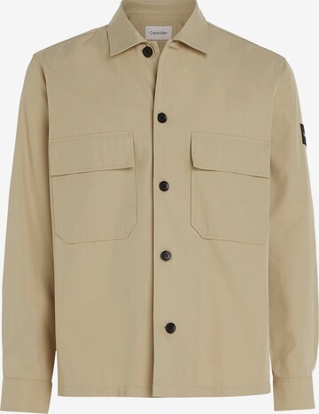 Veste mi-saison Calvin Klein en beige : devant