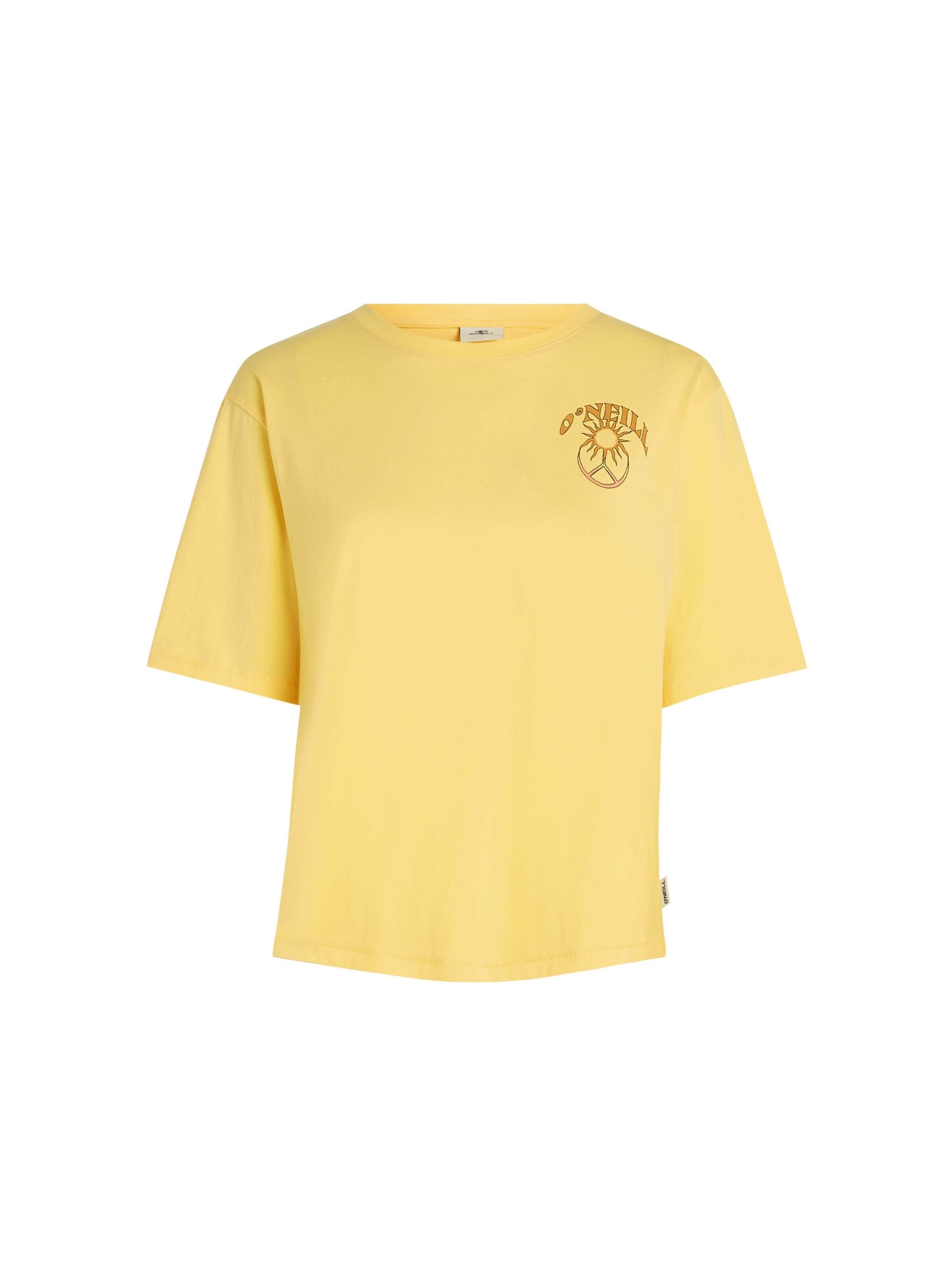 T-shirt O'NEILL en jaune : devant