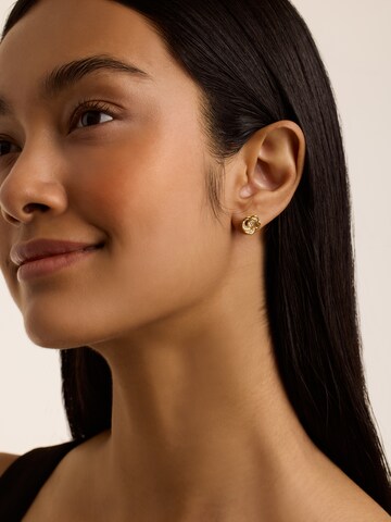 Boucles d'oreilles 'FLORINE' Ted Baker en or : devant