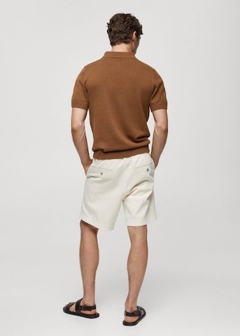 MANGO MAN Shirt 'Canario' in Brown