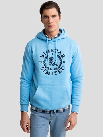 Felpa 'Hanes' di BIG STAR in blu: frontale
