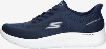 Baskets basses 'Slip-Ins: Go Walk Flex' SKECHERS en bleu : devant