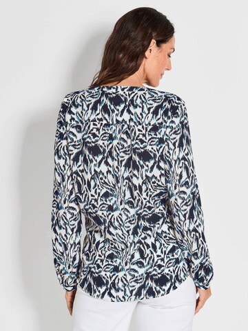 Goldner Blouse in Wit