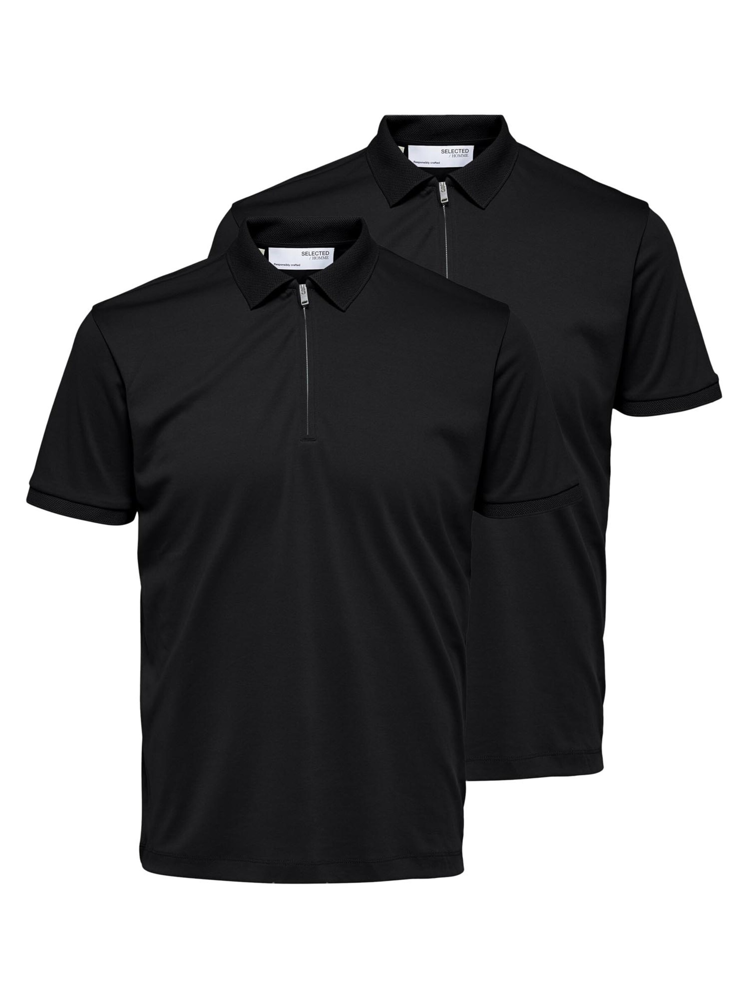 SELECTED Shirt 'Fave' in Black: front
