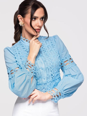 Ombre Bluse‌‌‌ in Blau