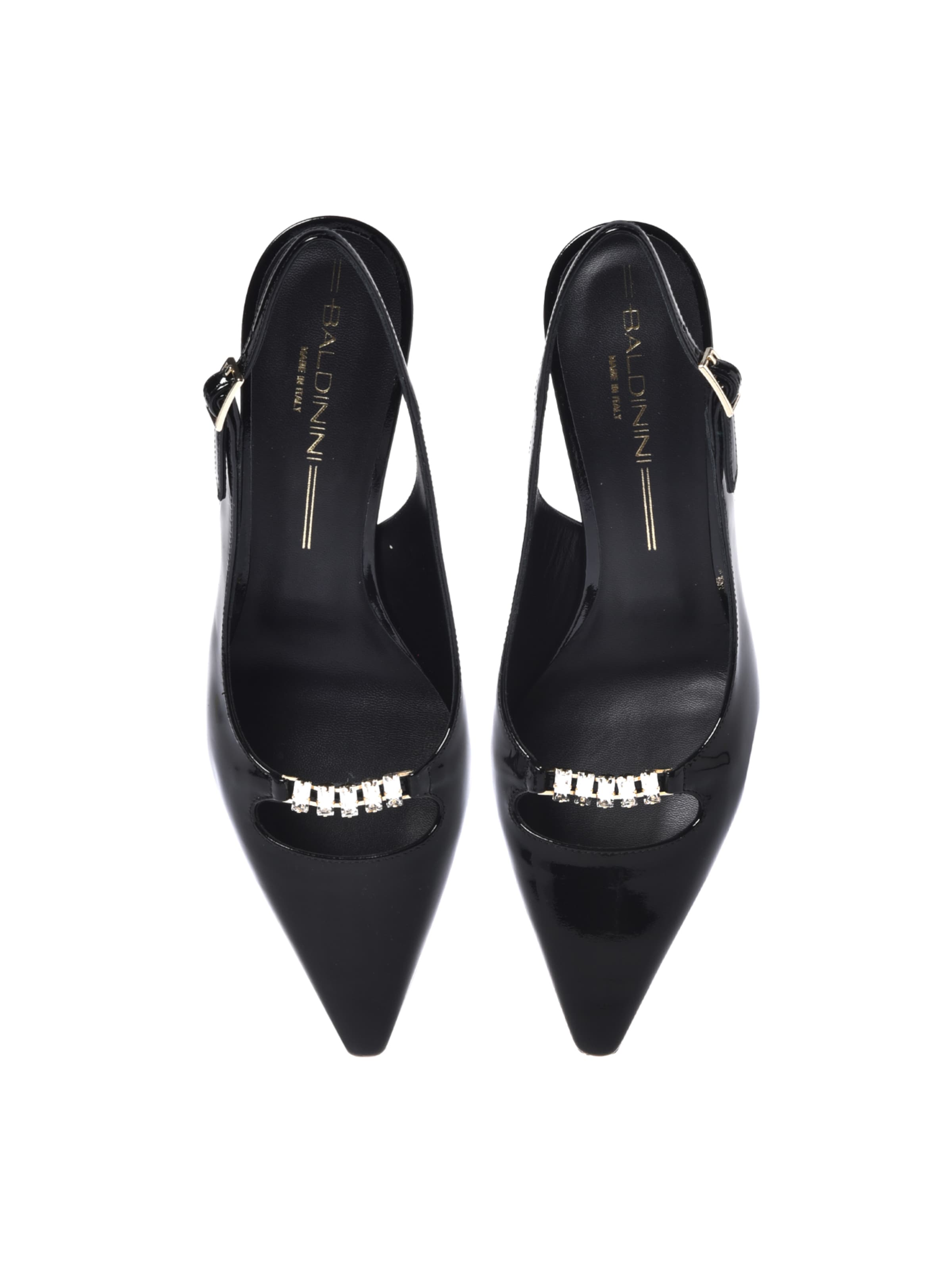 BALDININI Slingpumps in Zwart