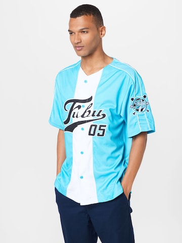 FUBU Shirt 'Varsity' in Blue: front