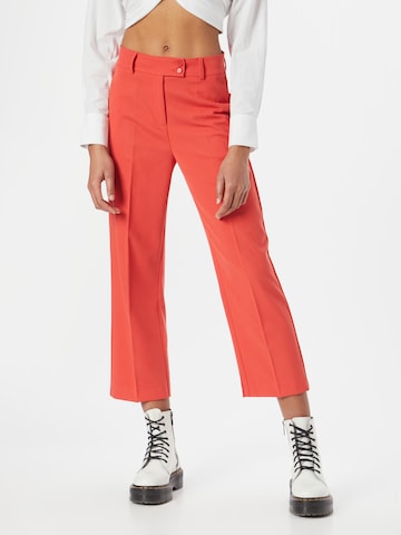 Someday Regular Pleated Pants in Red: front