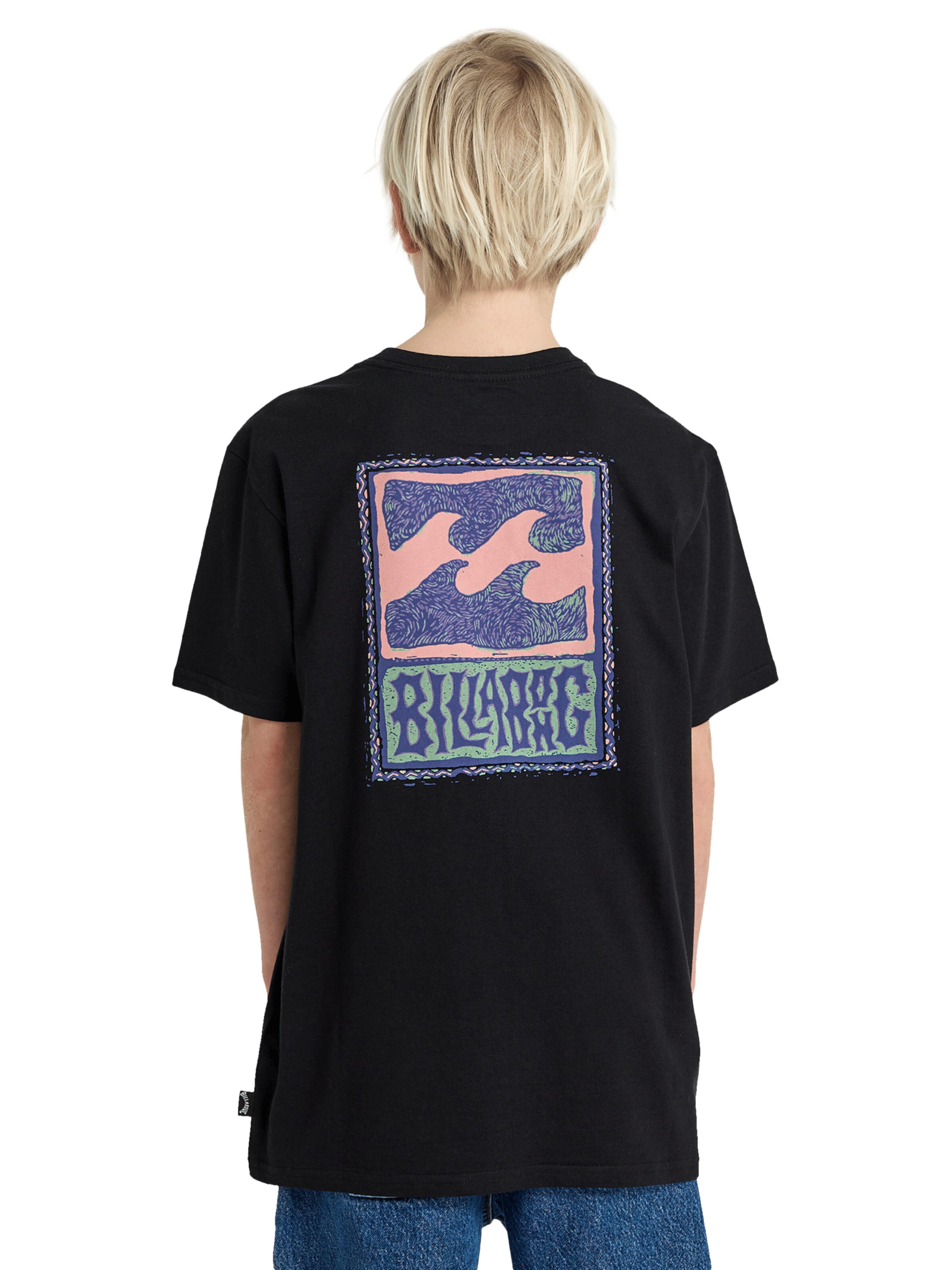 BILLABONG Shirt 'Stamp' in Black: front