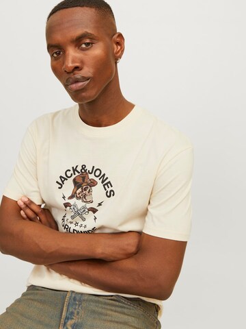 JACK & JONES Shirt 'JORSeven' in Beige