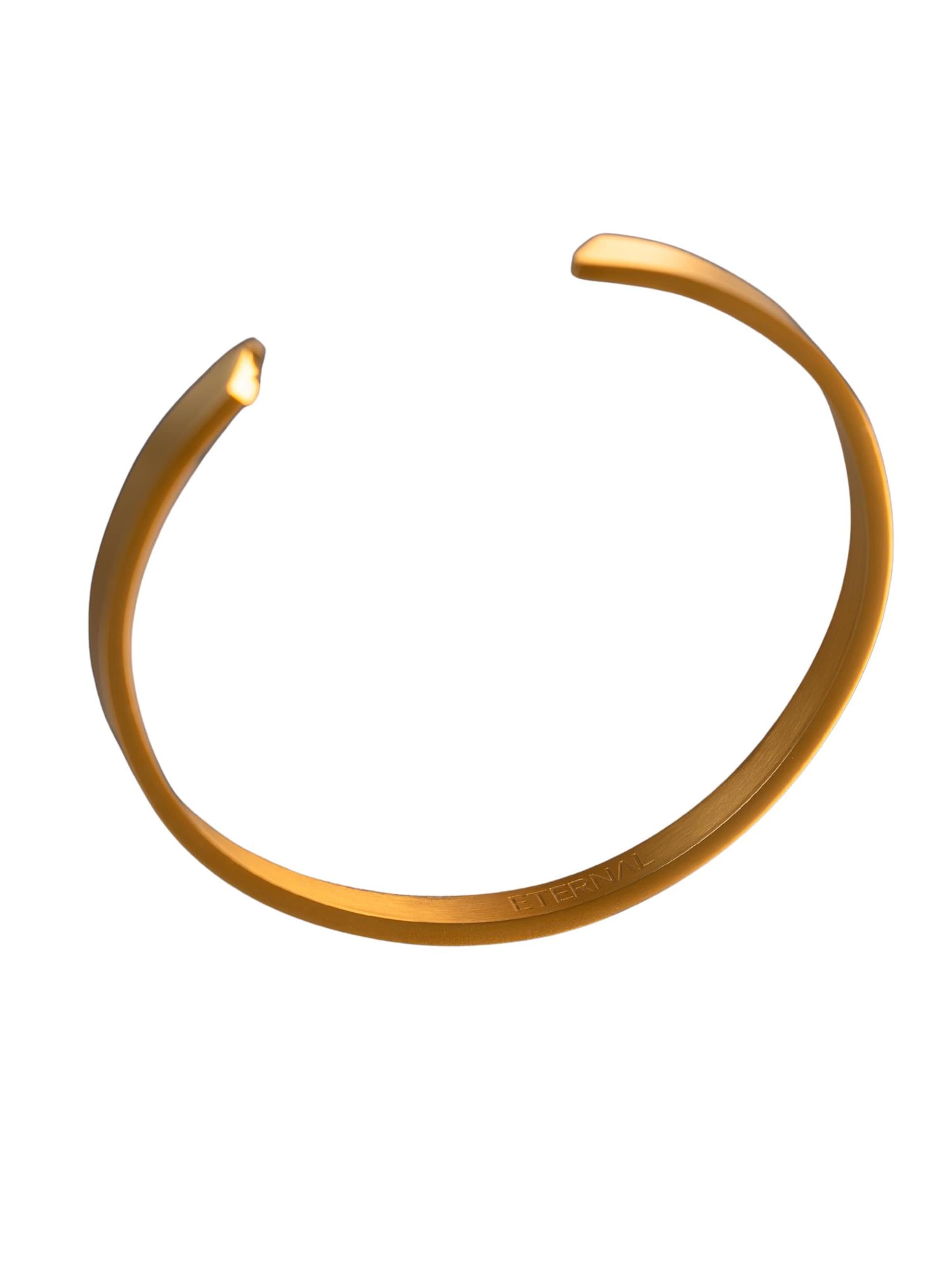 Eternal Bracelet 'Minimal' in Gold: front