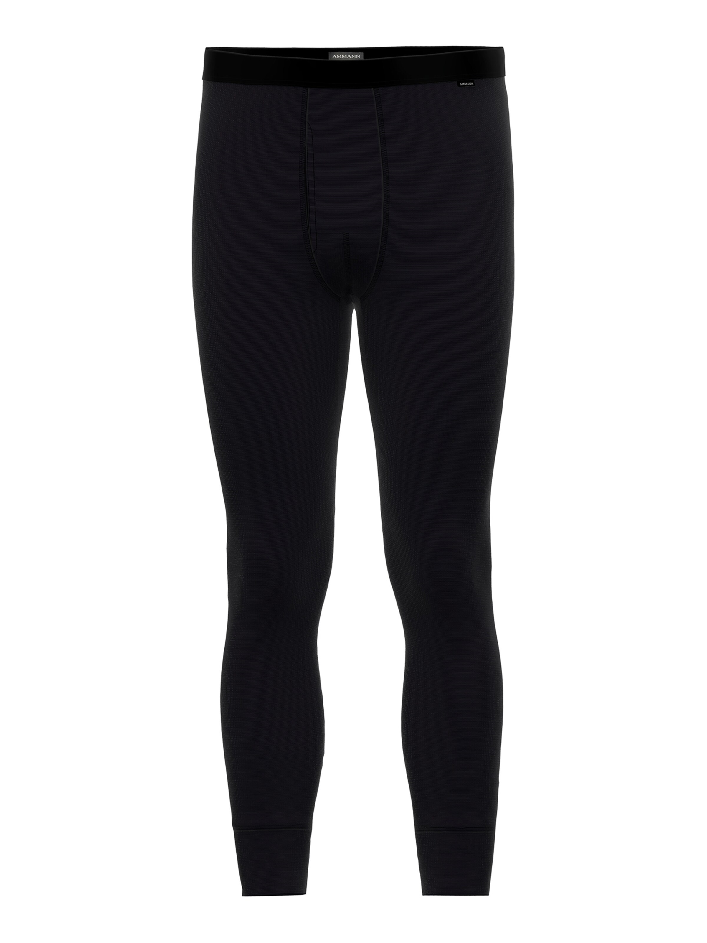 Ammann Long underpants ' 197 Dunova ' in Black: front