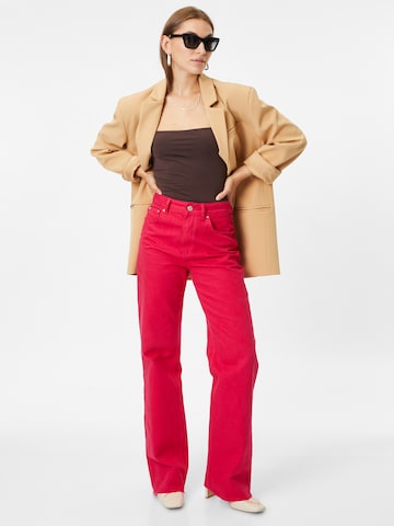 LTB Wide leg Jeans 'DANICA' in Rood