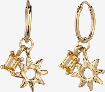 Boucles d'oreilles ELLI en or : devant