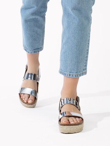 Bayton Sandals in Silver