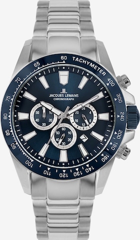 Jacques Lemans Analog Watch in Silver: front