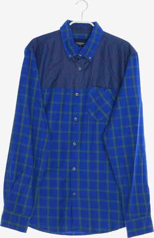 Springfield Button Up Shirt in S in Blue: front