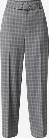 Club Monaco Loose fit Pleated Pants 'ENAMEL' in Grey: front