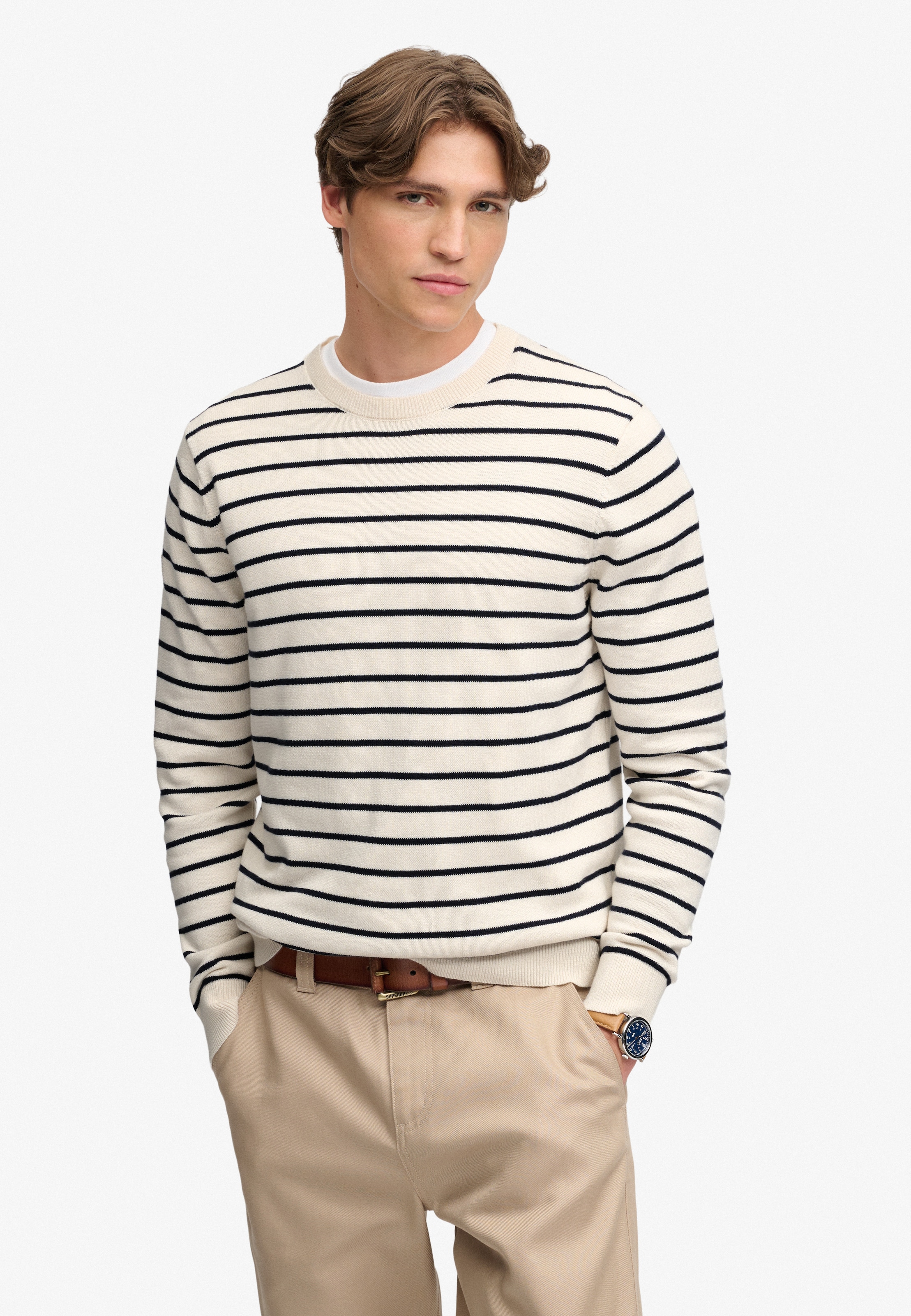 Superdry & Co Sweater in Beige: front