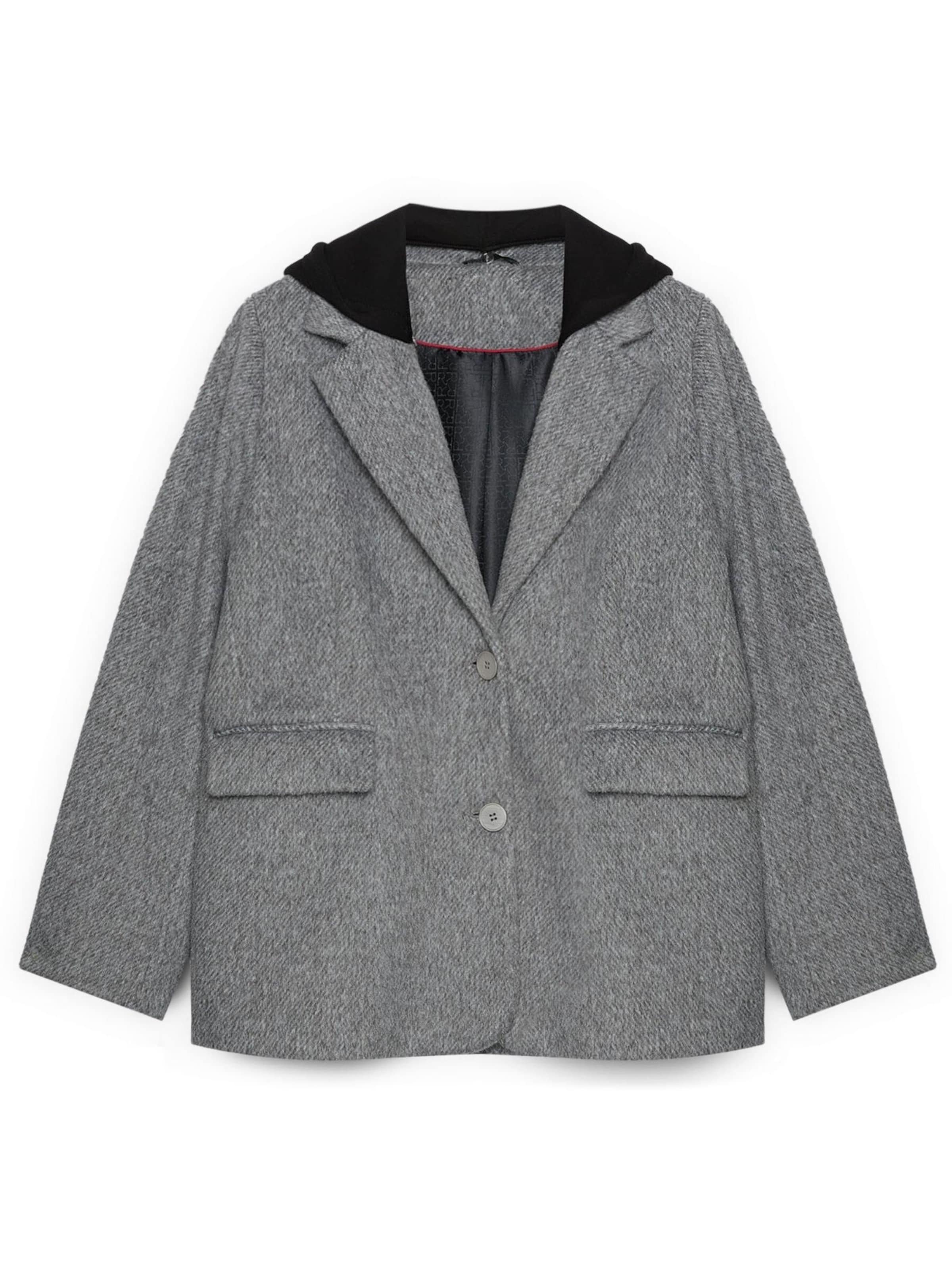 Cappotto invernale di Fiorella Rubino in grigio: frontale