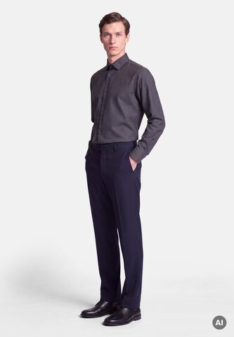 SEIDENSTICKER Slim Fit Hemd in Grau