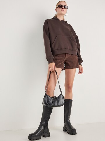 Gina Tricot Sweatshirt in Braun