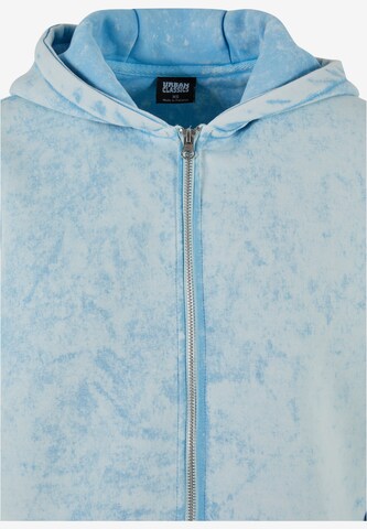 Urban Classics Zip-Up Hoodie in Blue