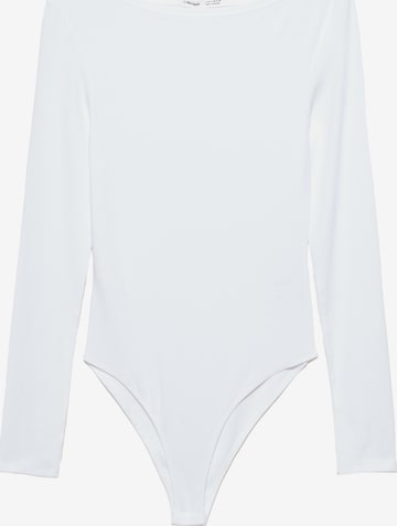 Pull&Bear Paitabody värissä valkoinen: etupuoli