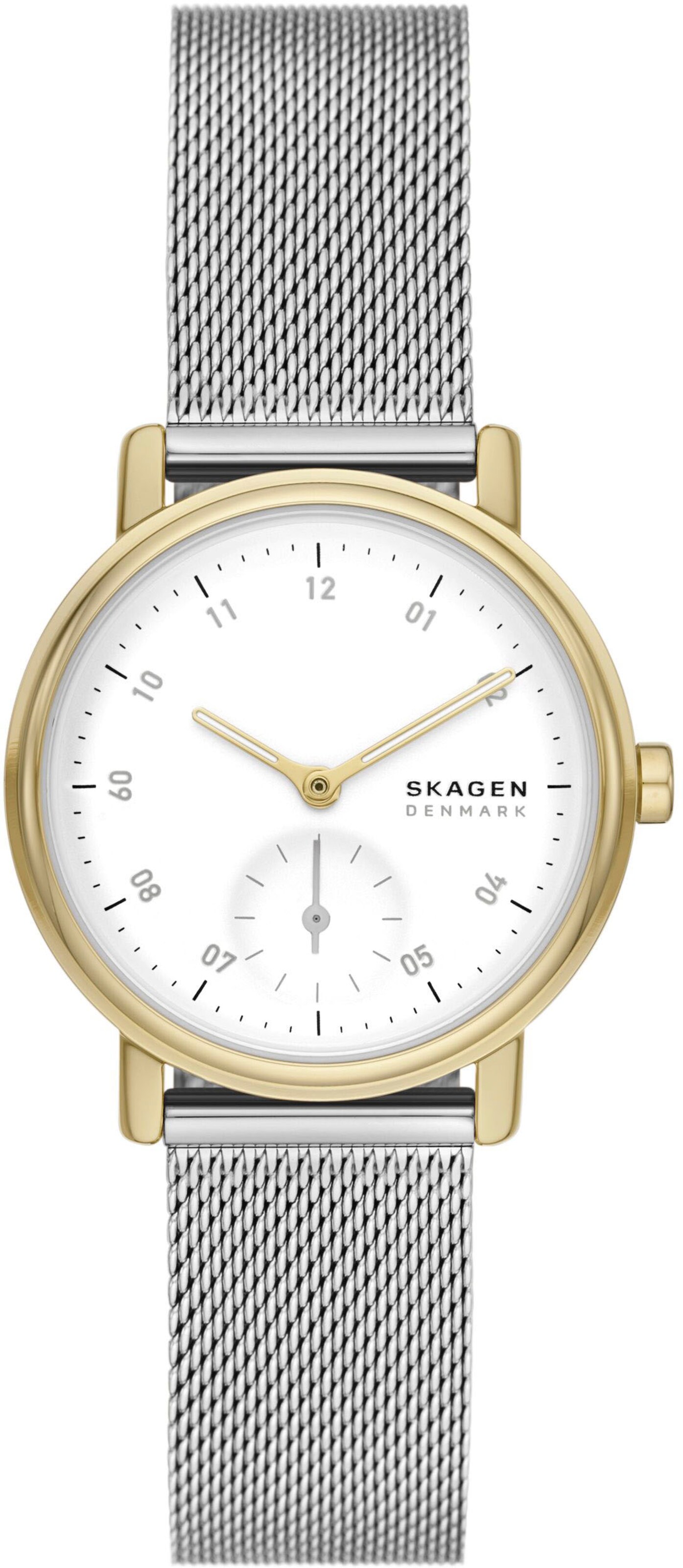 SKAGEN Uhr in Gold: Vorderseite