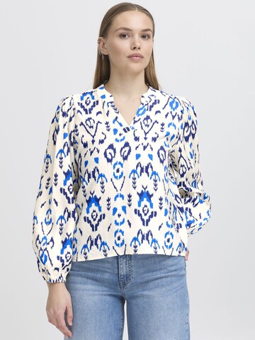 ICHI - Blusa ' IXHARPER ' en azul