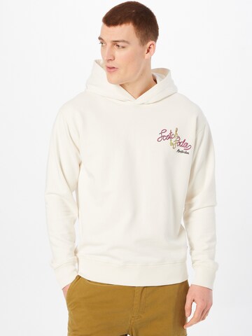 SCOTCH & SODA Sweatshirt in White: front