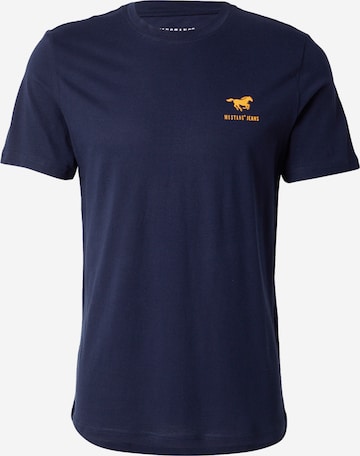 MUSTANG Koszulka 'Austin' w kolorze niebieski: przód