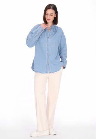 usha BLUE LABEL - Blusa em azul