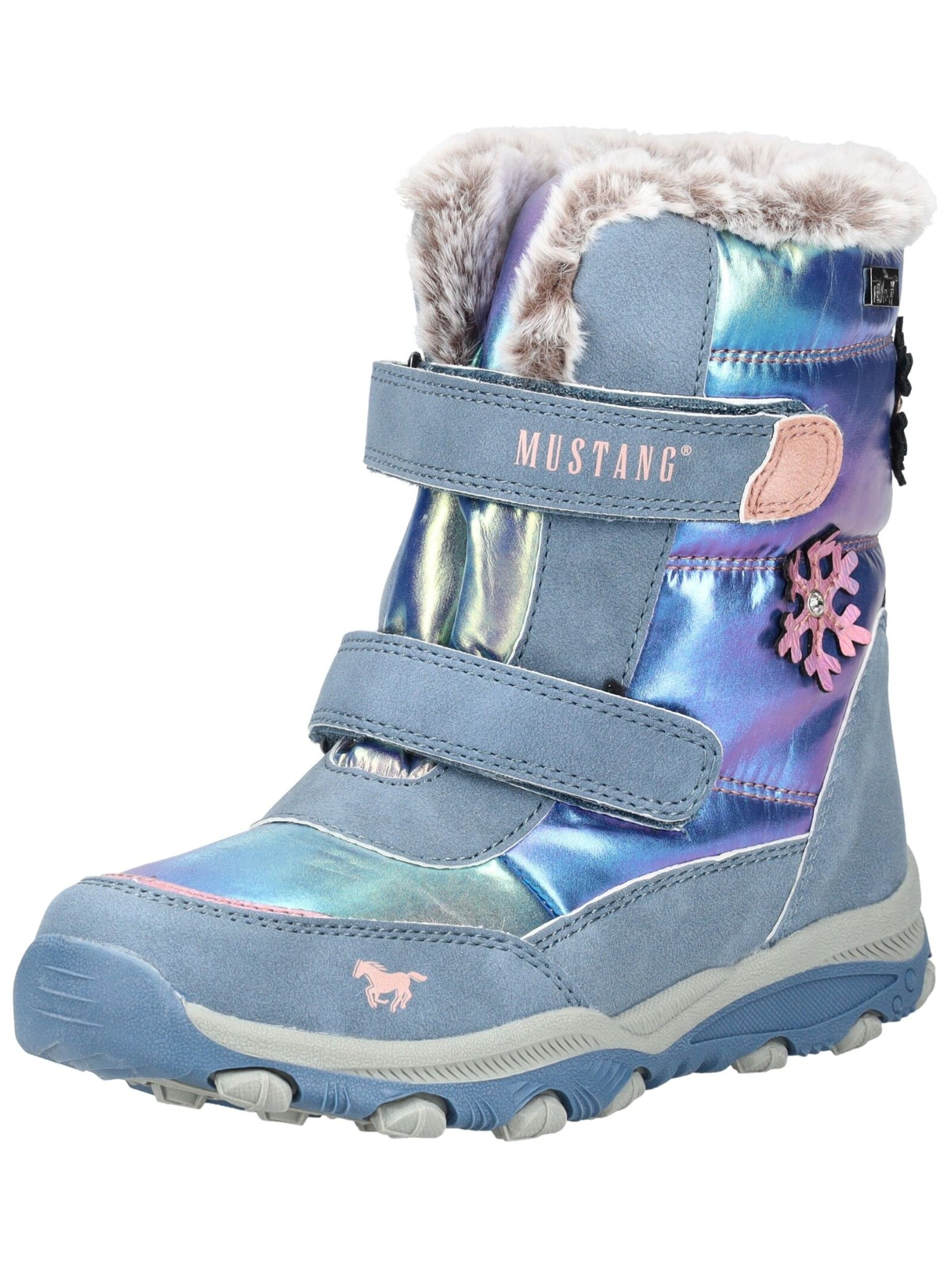 Bottes de neige MUSTANG en bleu : devant