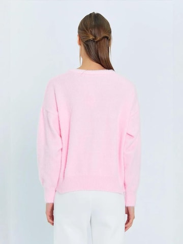 MixRay Strickjacke 'Strickjacken'‌‌‌‌‌‌‌‌‌‌ in Pink
