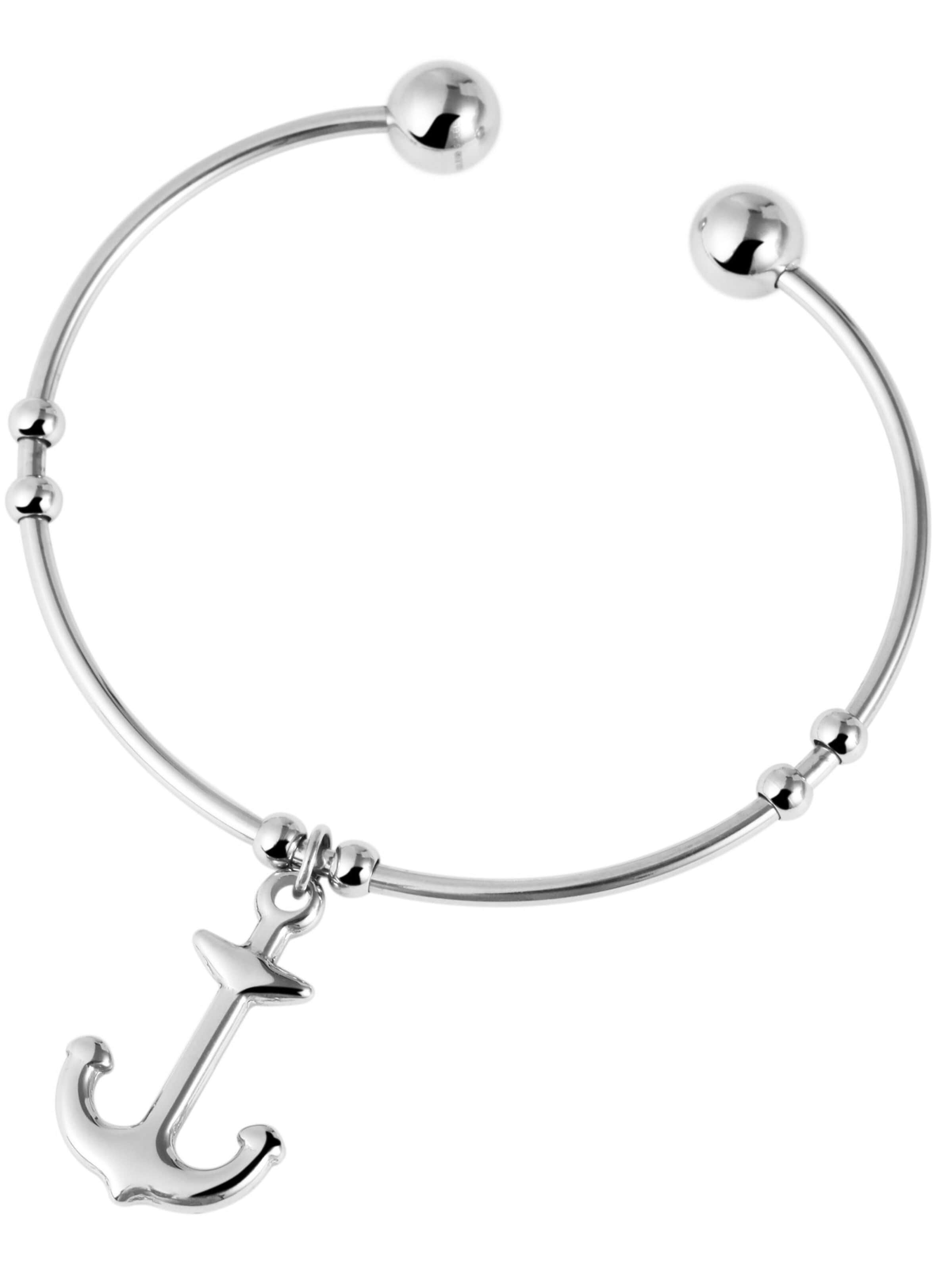 Akzent Bracelet 'Judita, silberfarbig, langlebig' in Silver: front