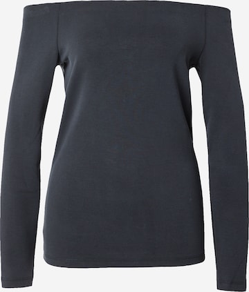 MSCH COPENHAGEN Shirt 'Kauna' in Black: front