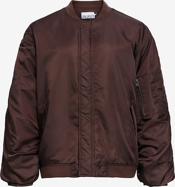 OBJECT Overgangsjakke i brun: forside
